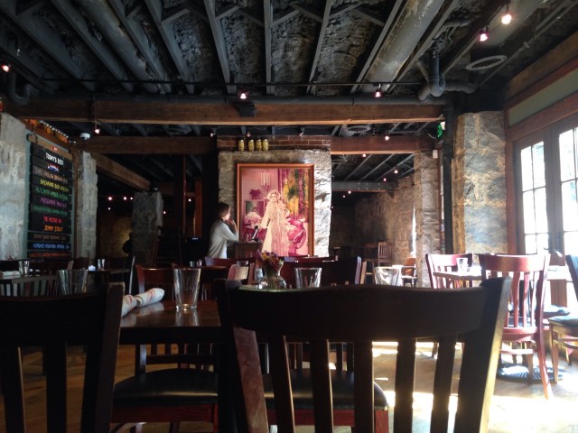 The view back toward the rest of the brewpub